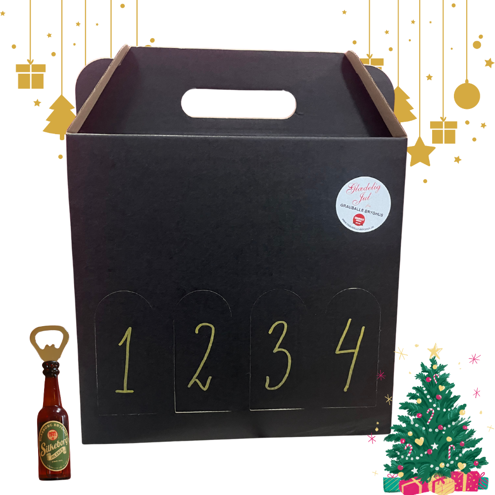 Grauballe Bryghus - Adventskassen med vores ikoniske oplukker