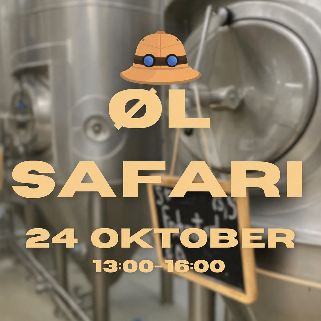 Ølsafari - 24. oktober 2026 (Session 1 - kl. 13-16)